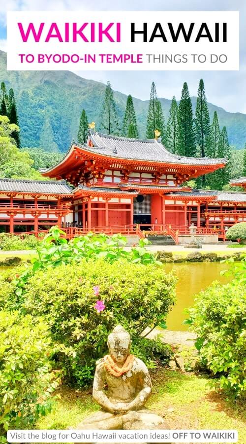 byodo in temple buddha statue