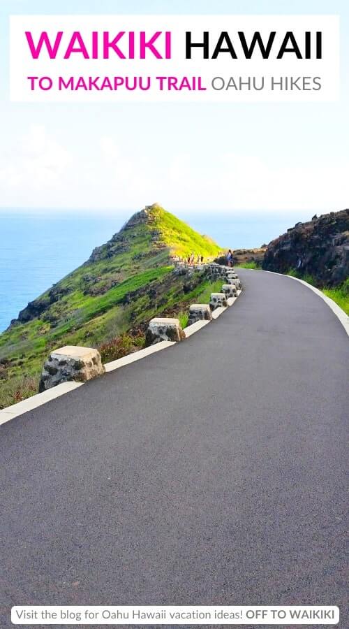 makapuu point lighthouse trail from waikiki. kaiwi scenic shoreline trail. oahu hikes. 