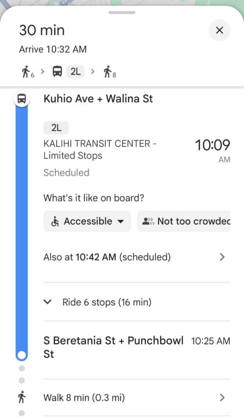 waikiki to downtown honolulu bus route
