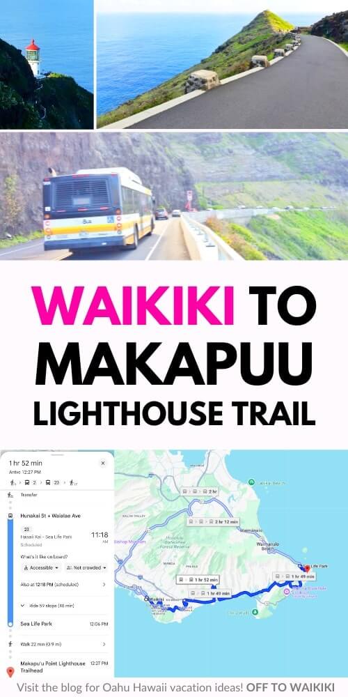 waikiki to makapuu lighthouse trail map