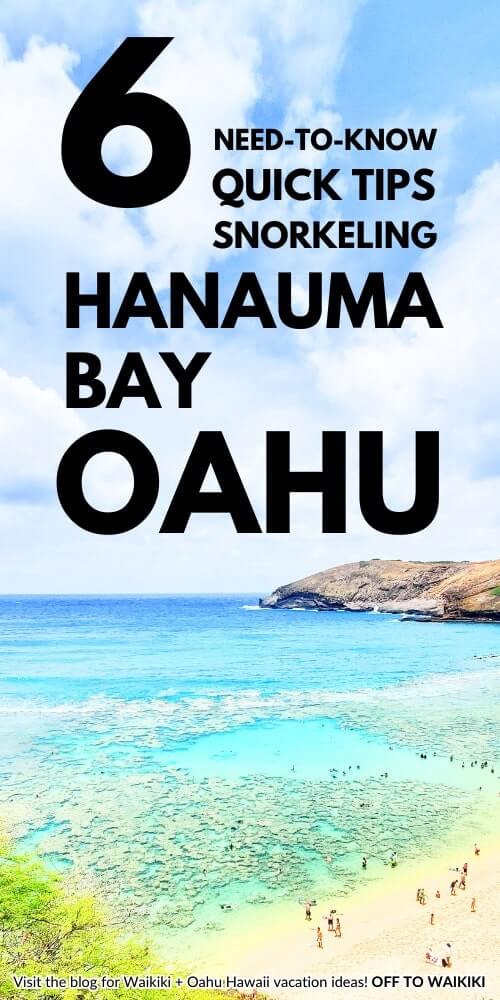 hanauma bay oahu snorkeling tips