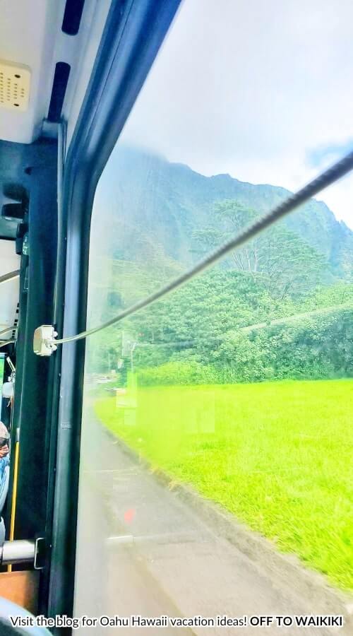 how to get off bus to kualoa ranch