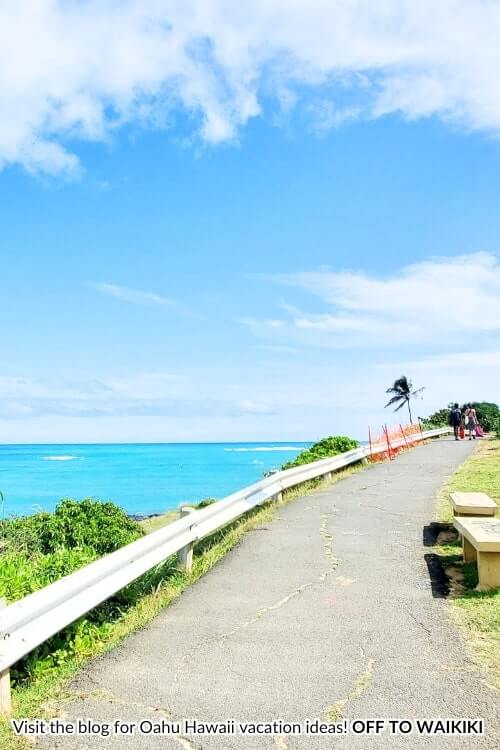 walking kailua bay overlook to lanikai beach
