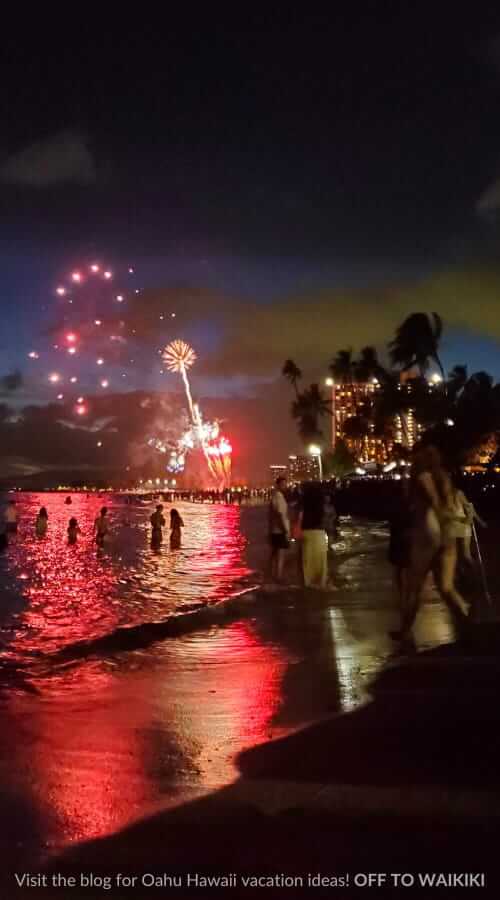 best waikiki friday night fireworks watch spot from fort derussy beach
