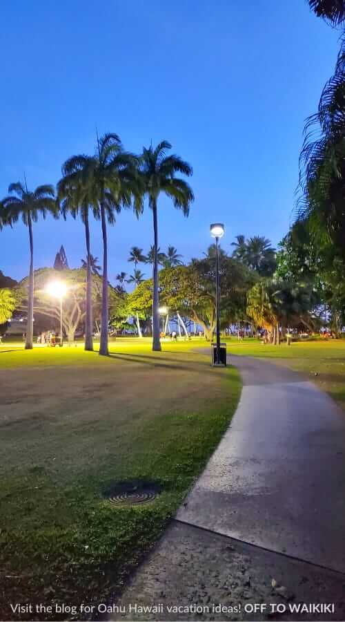 how to get to fort derussy beach fireworks. through fort derussy park