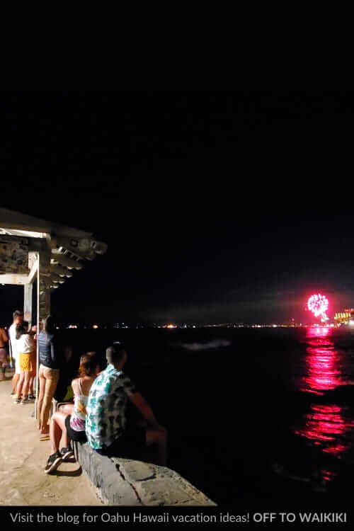 where to watch friday night fireworks near kuhio beach