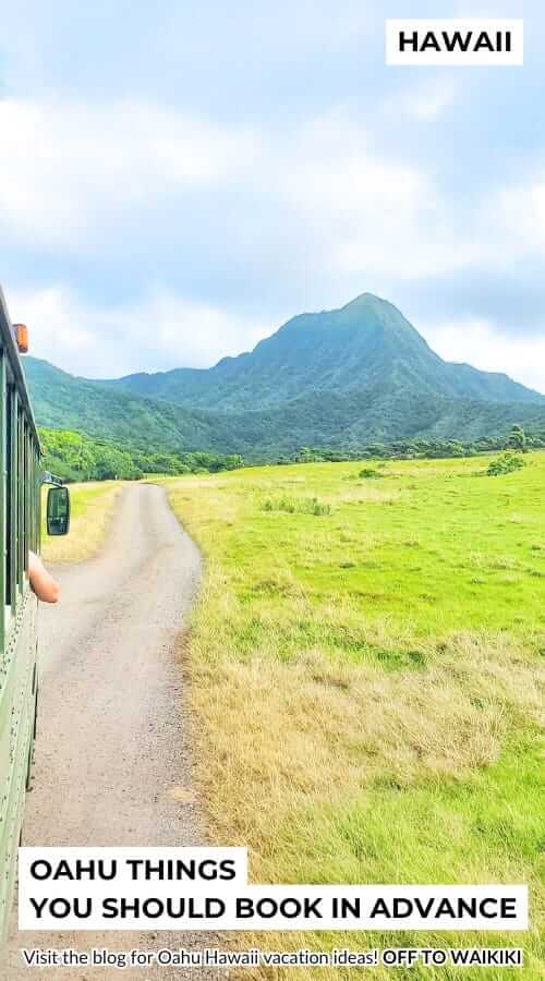 yes, you should book kualoa ranch in advance