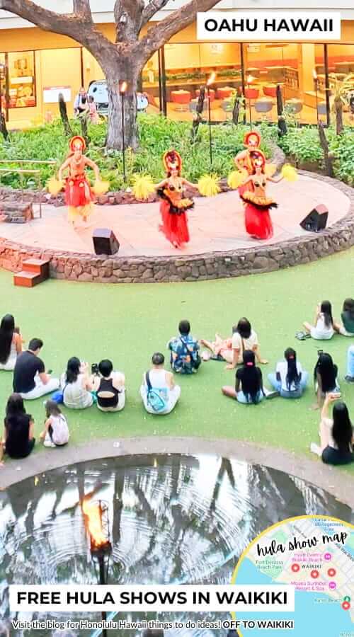 free hula show in waikiki at international market place